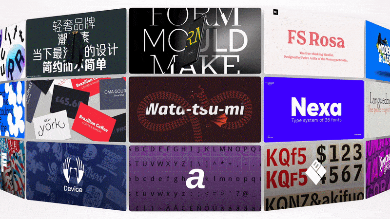 Monotype Fonts. Monotype Fonts.